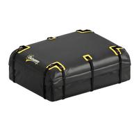 Outsunny Maleta de techo para coche 594,7 L plegable impermeable portaequipajes con alfombrilla antideslizante 10 correas 6 ganchos de puerta