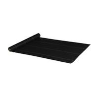 Outsunny malla antihierbas malla antimaleza 2x25 m malla geotextil para control de malezas y malas hierbas de jardín rollo de malla antimaleza para terraza patio negro