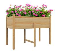 Outsunny Mesa de Cultivo Madera Natural