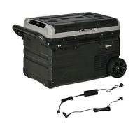 Outsunny Nevera Portátil 40L Nevera para Coche CC 12V/24V hasta -20℃ con Pantalla LED Táctil 71,1x46x44 cm Negro Aosom España