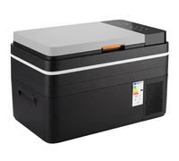Outsunny Nevera Portátil Eléctrica 30L con Compresor Control por App Pantalla Luz LED Asa Modos ECO y MAX de -20℃ a +20 ℃ Negro