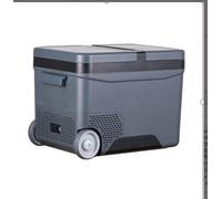 Outsunny Nevera Portátil Eléctrica 35L de 12 Voltios con Asa y Pantalla LCD, 63,2x42x42,8 cm, Gris Aosom España