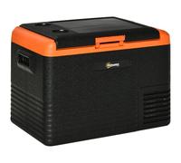 Outsunny Nevera Portátil Eléctrica 40L 12v/24v 58,7x36,5x43,8 Cm Negro