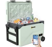 Outsunny Nevera Portátil Eléctrica 42,5 L Con Compresor Control Por App Ruedas