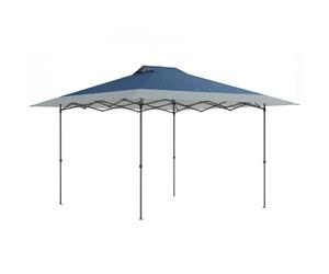 Outsunny Pabellón aprox. 4x4 m impermeable estable resistente al invierno pop-up plegable con función de cierre en un paso UV 50+ Aosom España