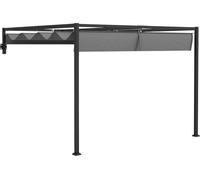Outsunny Pérgola 297x211x220 cm Gris Oscuro