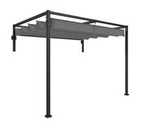 Outsunny Pérgola Gris Oscuro