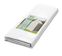 Outsunny Plástico Invernadero, 140x143x190 cm, Cubierta de Repuesto para Invernadero de Polietileno con Ventana, Puerta Enrollable, Anti-UV, para Huerto, Plantas, Agricultura, Jardín, Blanco