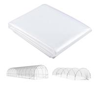 Outsunny Plástico Invernadero Transparente Cubierta de Repuesto 6x10 m | para Invernadero de Polietileno, Resistente al Agua, para Huerto, Plantas, Agricultura, Jardín