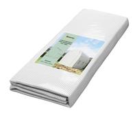 Outsunny Plásticos para Invernaderos 3x2x2 m con 6 Ventanas Puerta Blanco | Cubierta de Repuesto para Invernadero, Polietileno, Puerta Enrollable, Protección de Plantas, Jardín