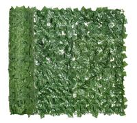 Outsunny Seto Artificial en Rollo 3x1 m Pantalla de Cerca para Balcón Valla Jardín Exterior Planta Decorativa de Pared PE Verde Aosom España