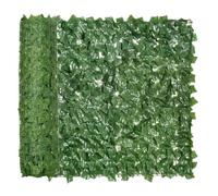 Outsunny Seto Artificial en Rollo 3x1 m Pantalla de Cerca para Balcón Valla Jardín Exterior Planta Decorativa de Pared PE Verde Aosom España