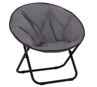 Outsunny Silla de Luna Gris