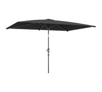 Outsunny Sombrilla de jardín 198x294x255 cm gris oscuro Gris Oscuro