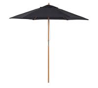 Outsunny Sombrilla Parasol de Patio Altura 2,3m Terraza Jardin Diametro 2,5m Color Rojo Vino Aosom España