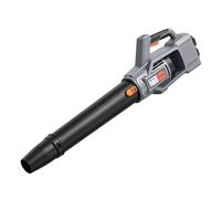 Outsunny Soplador de Hojas Sin Cable 36V con 2 Baterías de 4.0Ah y Cargador Motor sin Escobillas 1000W 3 Velocidades Gris Claro