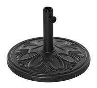 Outsunny® Soporte de Sombrilla Redondo Ajustable Universal de Cemento 48x34cm Estilo Retro para Patio Jardín Aosom España