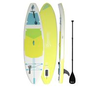 Outsunny Tabla Paddle Surf Hinchable con Accesorios, 320 cm, Remo de Aluminio Ajustable, Quilla, Stand Up Paddle Board con Superficie Antideslizante de EVA, Bomba y Mochila, Carga 160 kg, para Adultos