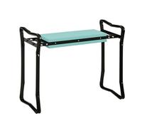Outsunny Taburete de Jardín Taburete de Jardinería Plegable Portátil Asiento Kneeler Carga 150kg Almohadilla de Espuma EVA Aosom España