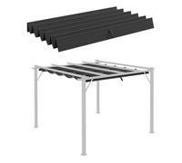 Outsunny Cubierta para Pérgola Gris Oscuro