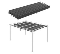 Outsunny Cubierta para Pérgola Gris Oscuro
