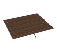 Outsunny Techo de Pérgola 3x2,5 m Retráctil para Marco 2x3 m Café | Techo de Repuesto, Toldo Recambio de Tela, UV30+, Solo para Cenador Jardín, 10 Orificios de Drenaje