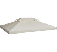 Outsunny Techo repuesto cenador 400x300 cm crema