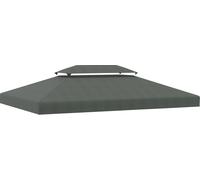 Outsunny Techo repuesto cenador 400x300 cm gris oscuro