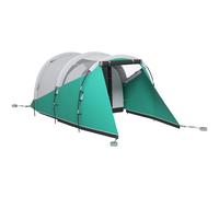 Outsunny Tenda de Campamento 2-4 Plazas Impermeable tipo Túnel con Bolsa de Transporte, 460x260x190 cm, Verde Aosom España