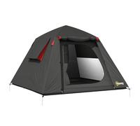 Outsunny - Tienda de campaña con cúpula para 2 personas, 3-4 estaciones, impermeable, 3000 mm, montaje fácil, gran altura 150 cm con 2 puertas, cobertizo de Bivouac independiente con 22 estacas, color