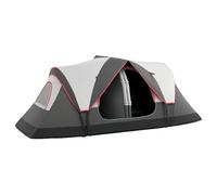 Outsunny Tienda de Campaña Familiar 450x215x180cm Gris