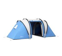 Outsunny Tienda de Campaña Familiar para 4-5 Personas 3000 mm Azul