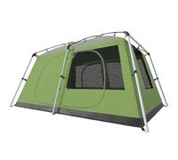 Outsunny Tienda de Campaña Familiar para 4 Personas 405x305x225 cm Verde | de Camping, Impermeable 2000 mm, Tienda de Acampada, Mosquitera, Gancho, Bolsa de Transporte, Anti-UV