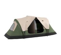 Outsunny Tienda de Campaña Familiar 450x215x180cm Verde Oliva/Marrón Claro