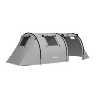 Outsunny Tienda de Campaña para 3 Personas 470x220x150 cm Azul