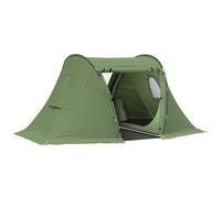 Outsunny Tienda de campaña para 3 personas con sala de estar y 2 dormitorios, tienda familiar impermeable de 3000 mm con base cosida, tienda de campaña portátil con bolsa para festivales, mochileros