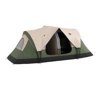 Outsunny Tienda de Campaña Plegable para 4-5 Personas 2 Habitaciones y Bolsa de Transporte Impermeable 450x215x180 cm Tienda de Camping Aosom España