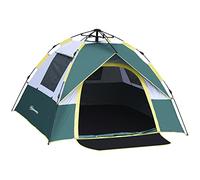 Outsunny Tienda de Campaña Pop-up para 3 Personas 205x195x135 cm Verde