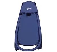 Outsunny Tienda de Ducha Camping Desplegable Pop Up Privacidad al Aire Libre con Protección UV y Techo Impermeable 100x100x185 cm Verde Aosom España