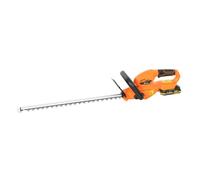 Outsunny Cortasetos Eléctrico Con Batería De 2000mah Y Cuchilla De 51 Cm Naranja