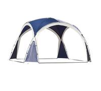Outsunny toldo de refugio 3,5x3,5 m toldo camping plegable con gancho bolsa de transporte impermeable y protección uv para terraza playa picnics azul