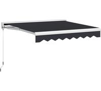 Outsunny Toldo eléctrico retráctil 250x200x130 cm gris
