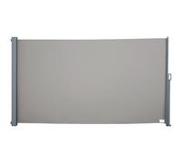 Outsunny Toldo lateral Brise-Vue paravent retráctil 3x1,60 m aluminio Poliéster Anti-UV Alta densidad 280 g/m² Gris Aosom España