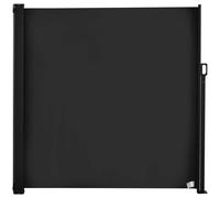 Outsunny Toldo Lateral Retráctil Gris 350x180 cm Pantalla Enrollable Mampara de Privacidad Protección Solar para Balcón Terraza Aosom España