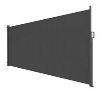 Outsunny Toldo lateral retráctil, protección visual para exteriores, resistente al agua, UV 50+, 420 x 185 cm, Gris oscuro Aosom España