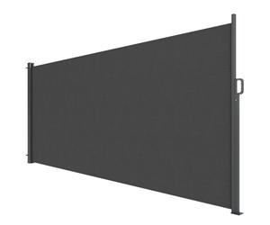 Outsunny Toldo lateral retráctil, protección visual para exteriores, resistente al agua, UV 50+, 420 x 185 cm, Gris oscuro Aosom España