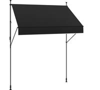 Outsunny Toldo Manual Retráctil 200x120x310 cm Negro