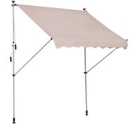 Outsunny Toldo Manual Retráctil 200x150x280 cm Beige