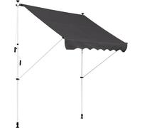 Outsunny Toldo manual retráctil 200x150x280 cm gris