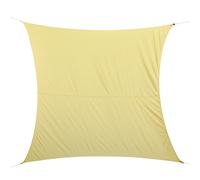 Outsunny Toldo Vela Rectangular 4x3 m para Jardín Patio Terraza Poliéster Anti UV Color Arena Protección Solar Aosom España